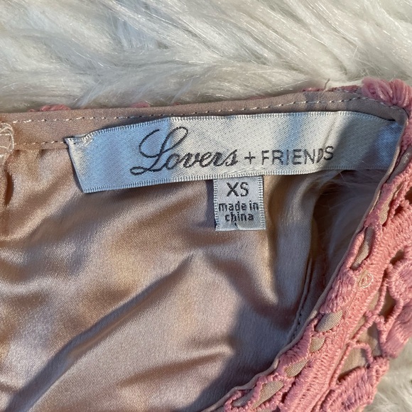Lovers + Friends Caspian Pink Lace Dress - Picture 6 of 7
